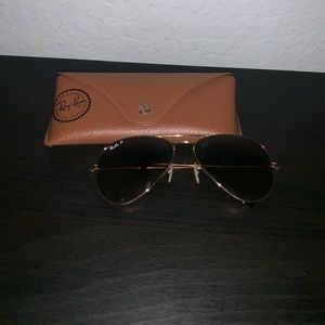 Ray Bans Polarized Gold